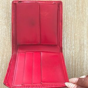 Louis Vuitton epi red leather French Purse wallet – My